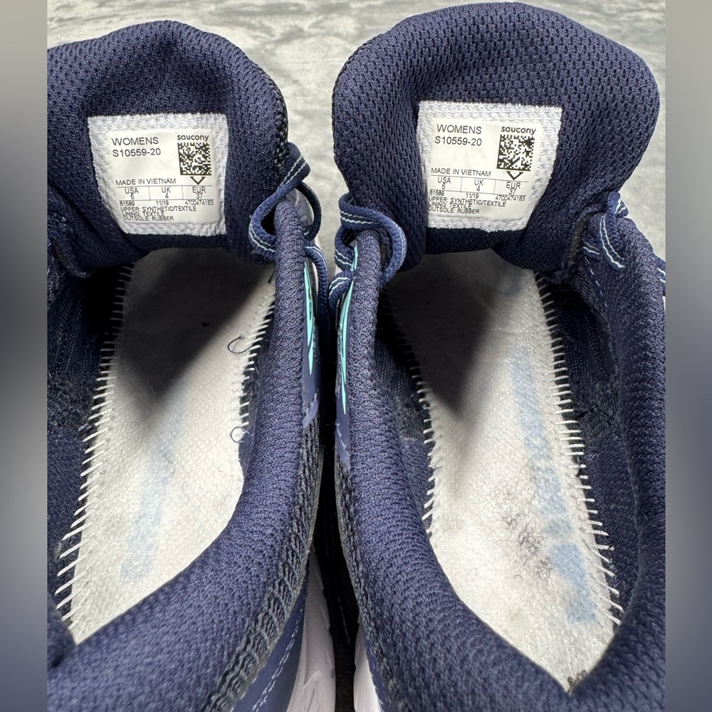 Saucony Cohesion 13 Navy Women's Running Sneakers - Picture 7 of 10